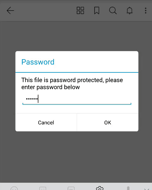 PDF Password Android